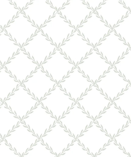 Tapetai pagaminti Švedijoje - S10301. Trellis garden green
