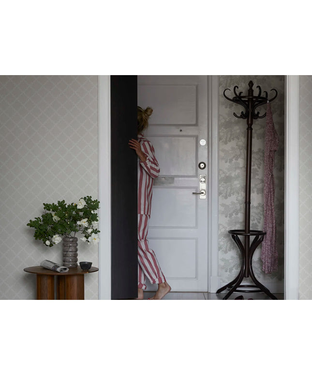 Tapetai pagaminti Švedijoje - S10302. Trellis, Gray
