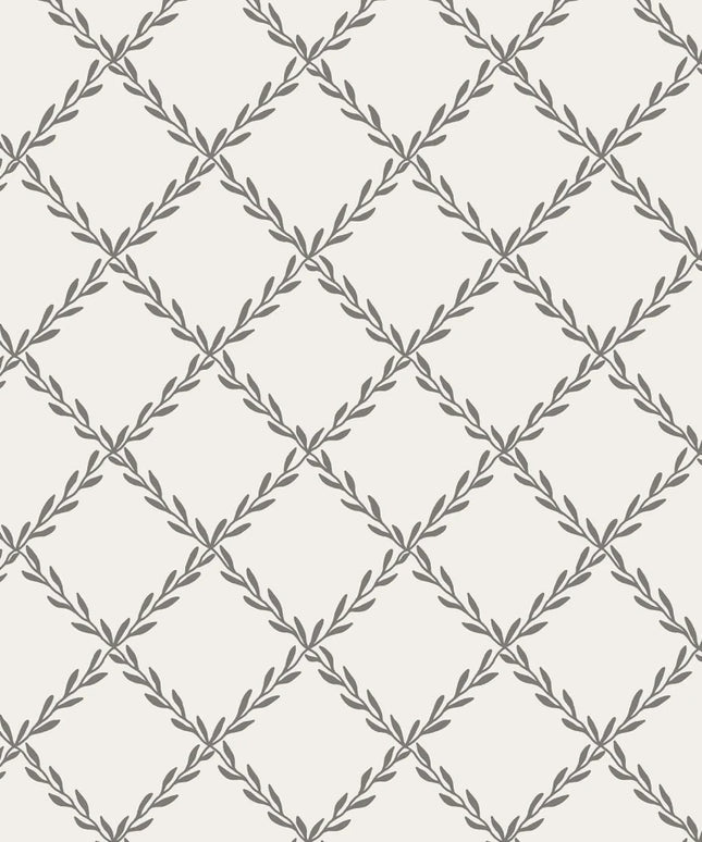 Tapetai pagaminti Švedijoje - S10306. Trellis, Graphite
