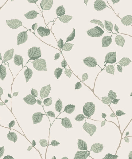 Tapetai pagaminti Švedijoje - S10322. Bokskog, Garden Green