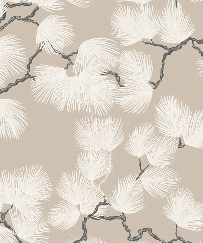 Tapetai pagaminti Švedijoje - S10326. Pine, Beige
