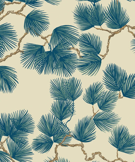 Tapetai pagaminti Švedijoje - S10327. Pine, Blue