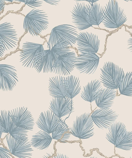 Tapetai pagaminti Švedijoje - S10328. Pine, Misty Blue