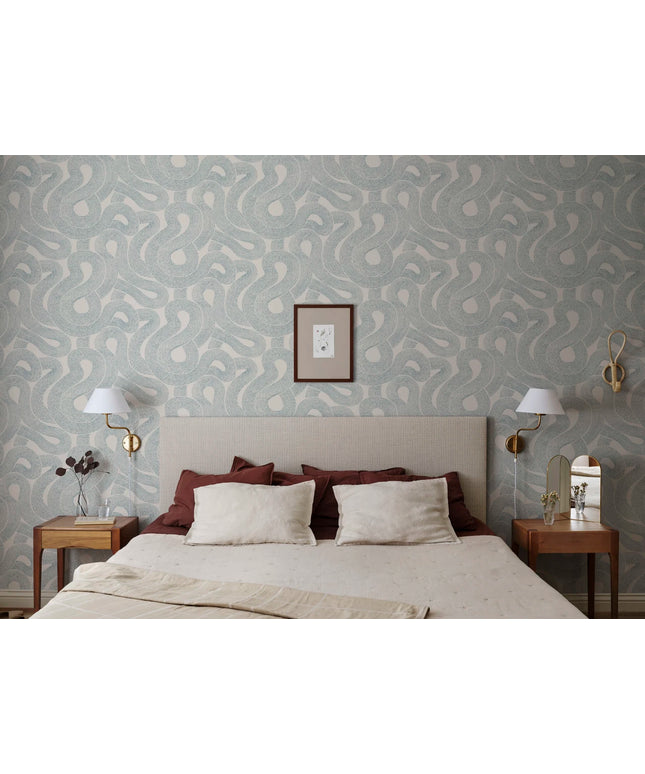 Tapetai pagaminti Švedijoje - S10330. Zen, Indigo Blue