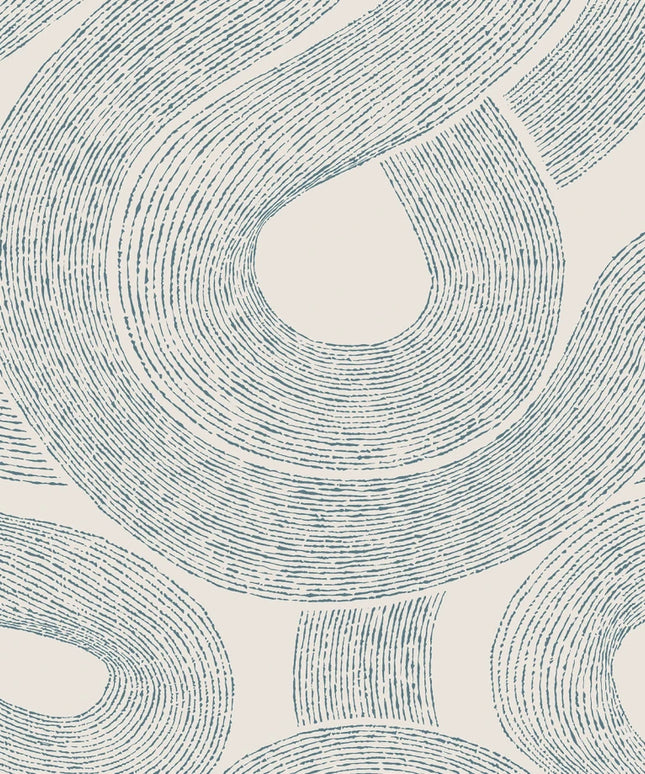 Tapetai pagaminti Švedijoje - S10330. Zen, Indigo Blue
