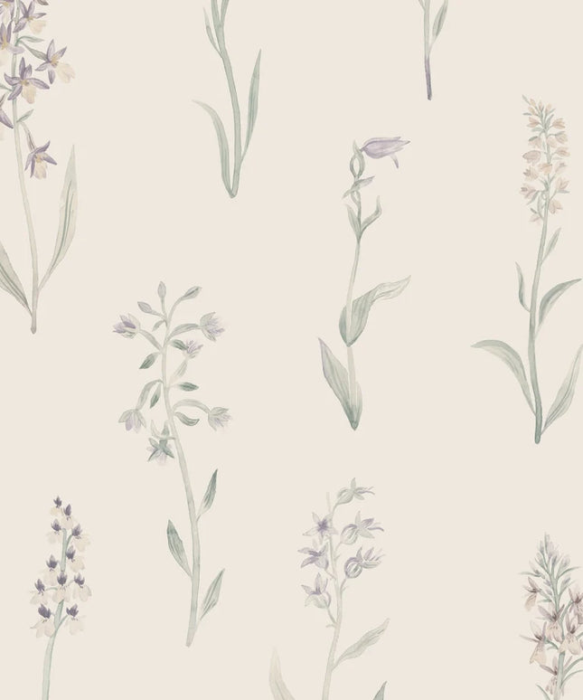 Tapetai pagaminti Švedijoje - S10335. Alma lilac