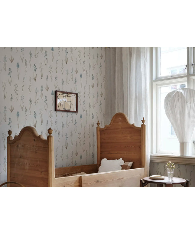 Tapetai pagaminti Švedijoje - S10336. Alma misty blue