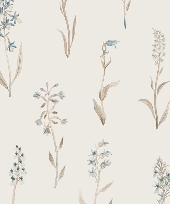 Tapetai pagaminti Švedijoje - S10336. Alma misty blue