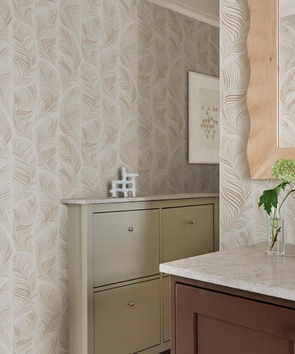 Tapetai pagaminti Švedijoje - S10337. Grace beige