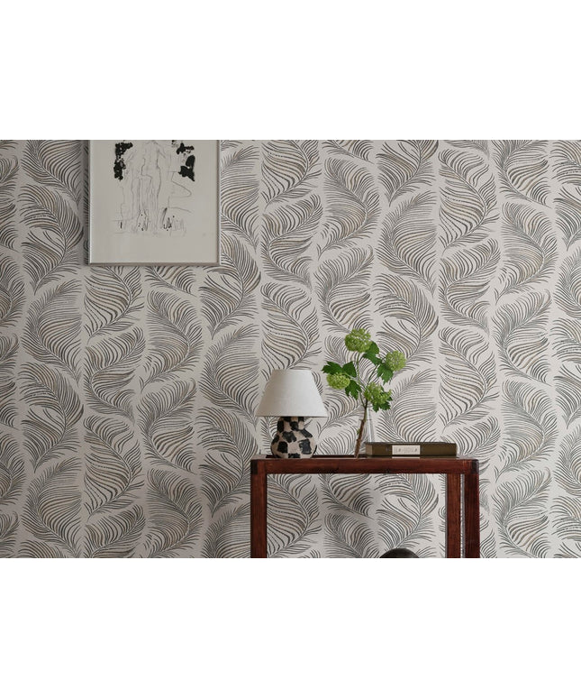 Tapetai pagaminti Švedijoje - S10338. Grace graphite