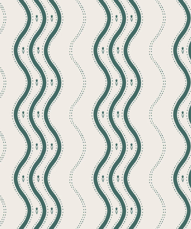 Tapetai pagaminti Švedijoje - S10368. Ben, Emerald