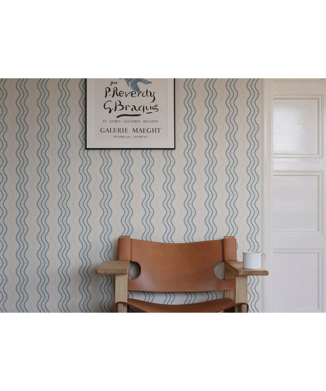 Tapetai pagaminti Švedijoje - S10369. Ben, Light Blue