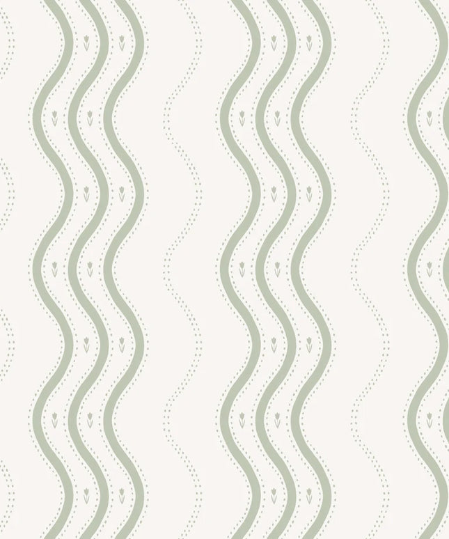 Tapetai pagaminti Švedijoje - S10370. Ben, Garden Green