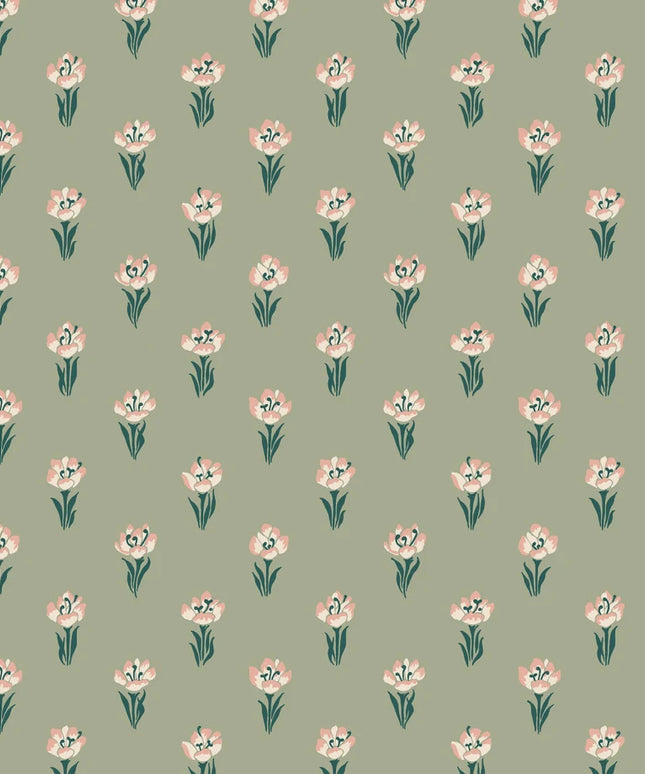 Tapetai pagaminti Švedijoje - S10374. Betty, Green