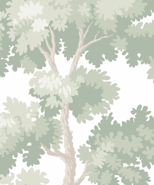 Tapetai pagaminti Švedijoje - S10381. Raphael, Light Green