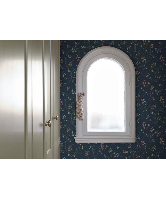 Tapetai pagaminti Švedijoje - S10385. Sanna, Classic Blue