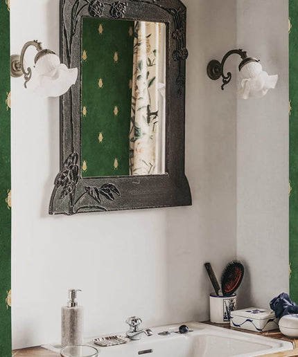 Tapetai pagaminti Švedijoje - S10451. Audrey, Dark Green