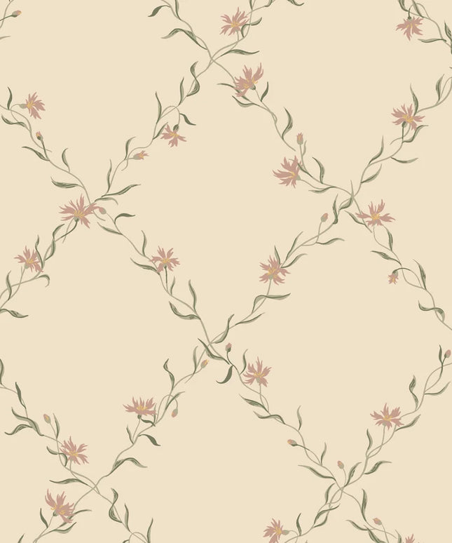 Tapetai pagaminti Švedijoje - S10458. Ewa, Dusty Pink