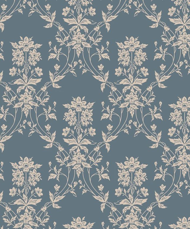 Tapetai pagaminti Švedijoje - S10461. Alva, Indigo Blue