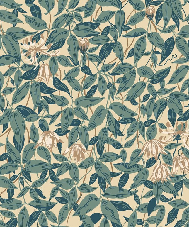 Tapetai pagaminti Švedijoje - S10558. Linnea, Blue