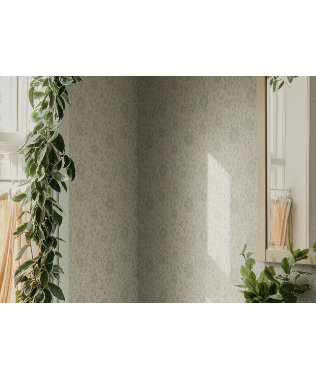 Tapetai pagaminti Švedijoje - S10569. Anton, Sage Green