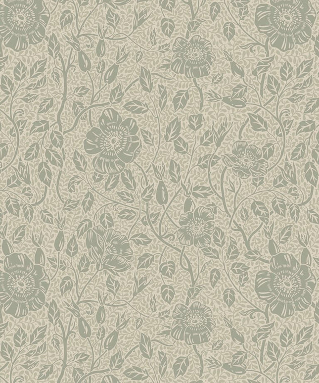 Tapetai pagaminti Švedijoje - S10569. Anton, Sage Green
