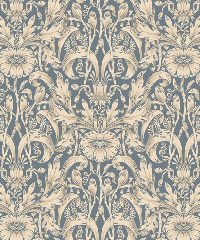 Tapetai pagaminti Švedijoje - S10571. Emil, Indigo Blue