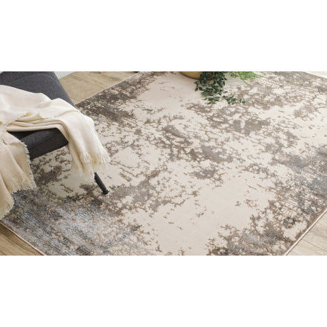 BLISS Z194AZ148 kilimas smėlio spalvos - Abstrakcinis, modernus, struktūrinis
