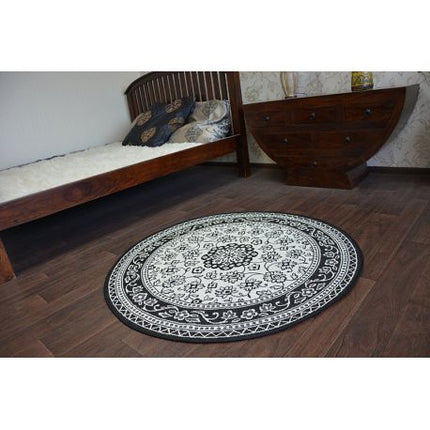 Kilimas Apskritas kilimas sizalio virvelės FLAT 48691/690 vitražas