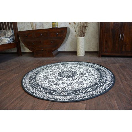 Kilimas Apskritas kilimas sizalio virvelės FLAT 48691/690 vitražas