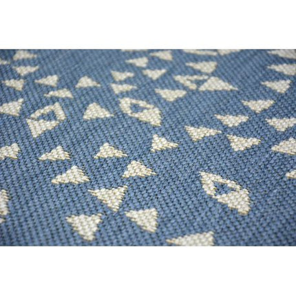 Kilimas Apskritas kilimas sizalio virvelės FLAT 48715/591 vitražas