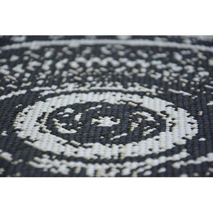 Kilimas Apskritas kilimas sizalio virvelės FLAT 48756/960 vitražas