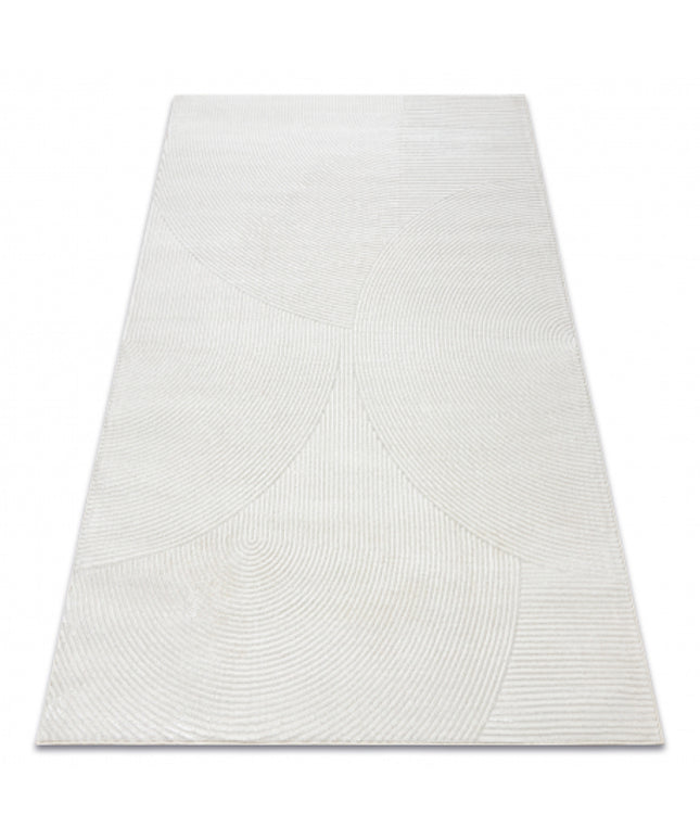 Kilimas BALANCE 0194 kremas - Geometrinis, struktūrinis, glamour