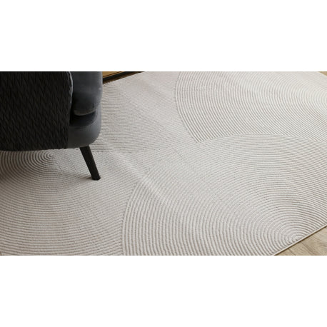 Kilimas BALANCE 0194 kremas - Geometrinis, struktūrinis, glamour
