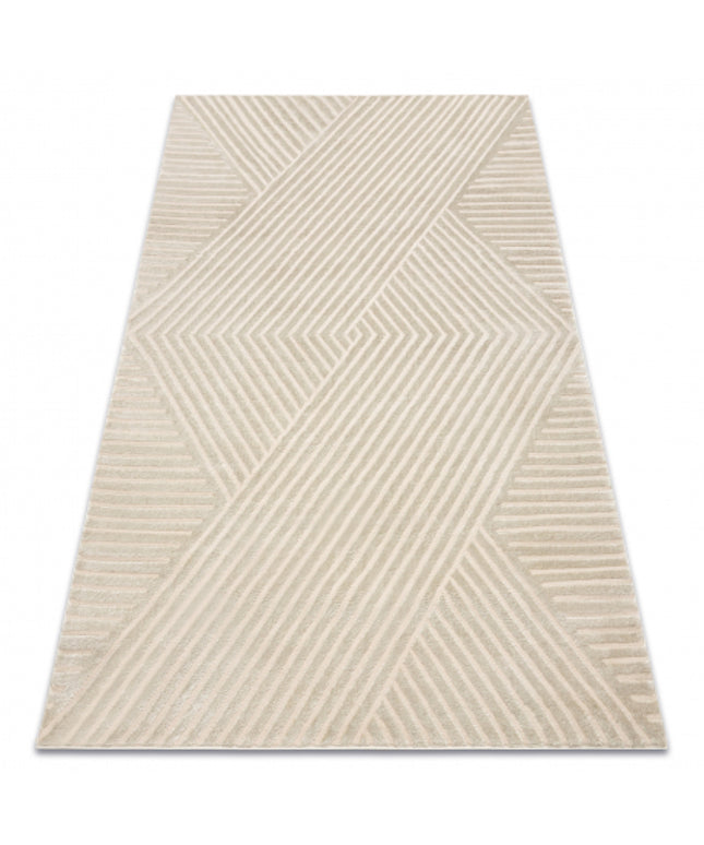 Kilimas BALANCE 1503 taupe - Geometrinis, struktūrinis, glamour