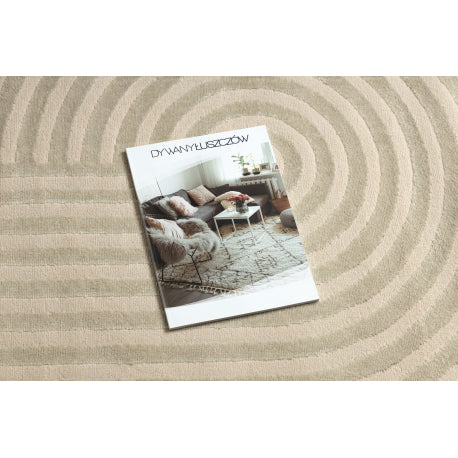Kilimas BALANCE 1921 taupe - Geometrinis, struktūrinis, glamour