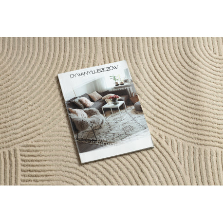 Kilimas BALANCE 9086 taupe - Geometrinis, struktūrinis, glamour