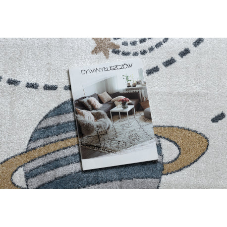 Kilimas BONO 8288 Erdvė, planetos kreminis / antracitas