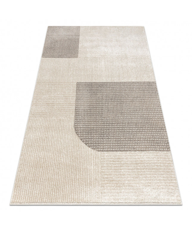 Kilimas FUSION 0805 kreminis / smėlio spalvos - Geometrinis, modernus, abstraktus