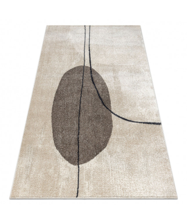 Kilimas FUSION 0808 kreminis / smėlio spalvos - Geometrinis, modernus, abstraktus