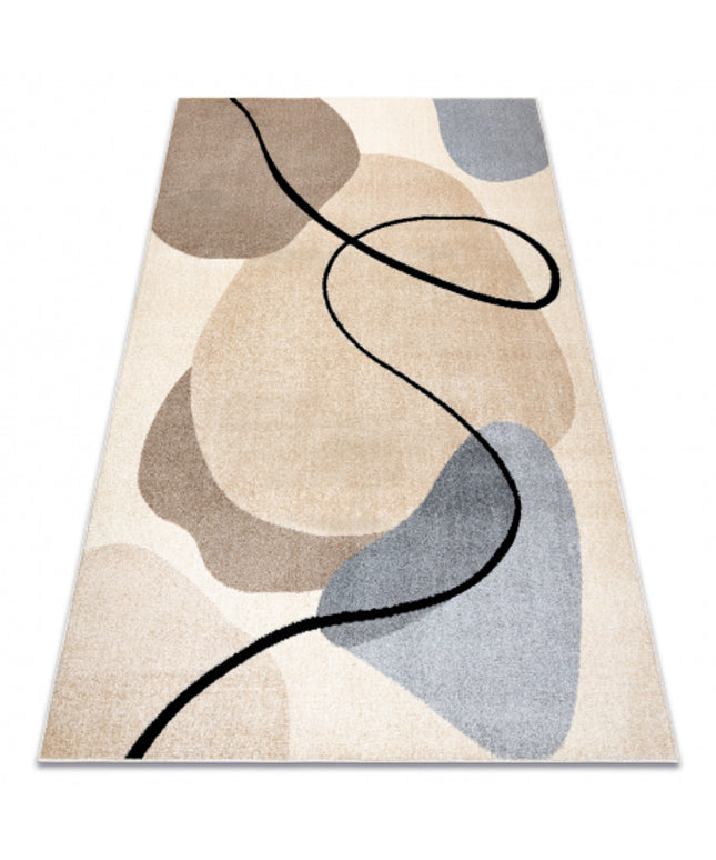 Kilimas FUSION 9213 kreminis / smėlio spalvos - Geometrinis, modernus, abstraktus