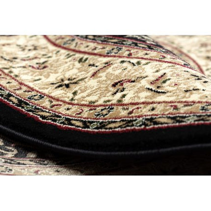 Kilimas ROYAL ADR Apskritas kilimas dizainas 521 juoda