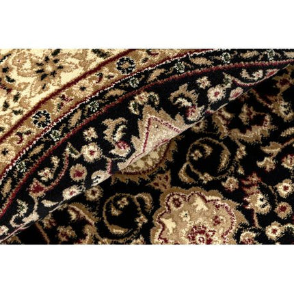 Kilimas ROYAL ADR Apskritas kilimas dizainas 521 juoda