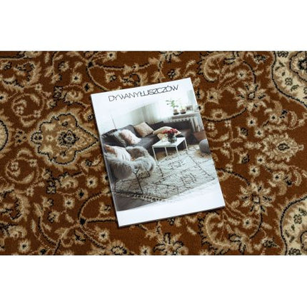 Kilimas ROYAL ADR Apskritas kilimas dizainas 521 rudas