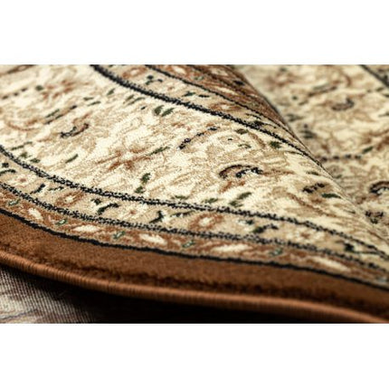 Kilimas ROYAL ADR Apskritas kilimas dizainas 521 rudas
