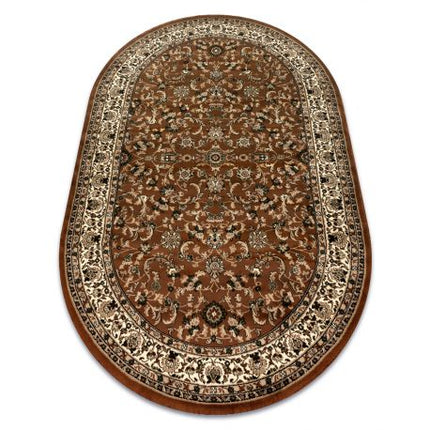 Kilimas ROYAL ADR ovalus dizainas 1745 rudas