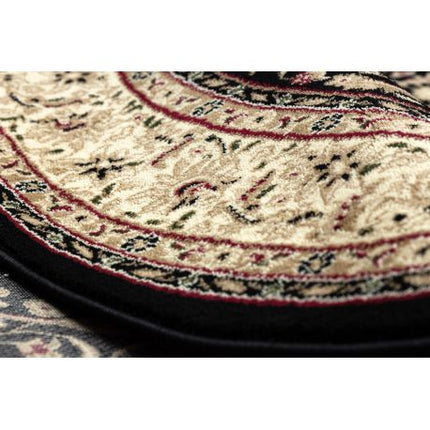 Kilimas ROYAL ADR ovalus dizainas 521 juoda
