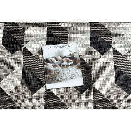 Kilimas sizalio virvelės FLAT 48624/690 kauliukai 3D