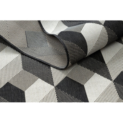 Kilimas sizalio virvelės FLAT 48624/690 kauliukai 3D