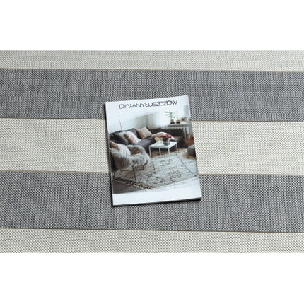 Kilimas sizalio virvelės FLAT 48644/637 Dryžuotas